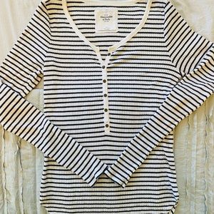 Abercrombie Long Sleeve 3/4 Button up